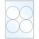 3.9375" x 3.9375"  Sheet Label