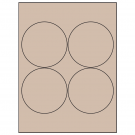 3.9375" x 3.9375"  Sheet Label