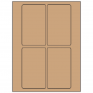 3" x 5"  Sheet Label