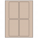 3" x 5"  Sheet Label