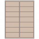 4" x 1.5"  Sheet Label