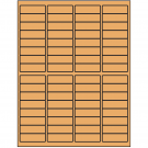 1.9375" x 0.625"  Sheet Label