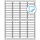 1.9375" x 0.625"  Sheet Label