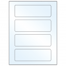 6.5" x 2.0875"  Sheet Label