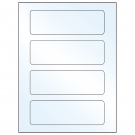 6.5" x 2.0875"  Sheet Label