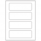 6.5" x 2.0875"  Sheet Label