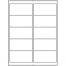 4" x 2"  Sheet Label