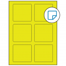 3.25" x 3"  Sheet Label