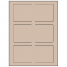 3.25" x 3"  Sheet Label