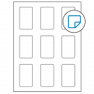 1.6562" x 2.75"  Sheet Label