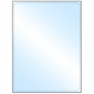 8.25" x 10.75"  Sheet Label