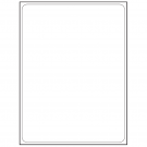 8.25" x 10.75"  Sheet Label