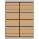 4" x 1"  Sheet Label