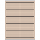 4" x 1"  Sheet Label