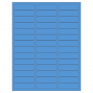 2.625" x 0.75"  Sheet Label