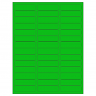 2.625" x 0.75"  Sheet Label