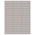 2.625" x 0.75"  Sheet Label