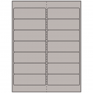 4" x 1.33"  Sheet Label