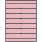 4" x 1.33"  Sheet Label