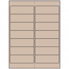 4" x 1.33"  Sheet Label