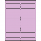4" x 1.33"  Sheet Label