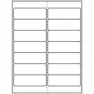 4" x 1.33"  Sheet Label