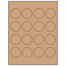 1.75" x 1.75"  Sheet Label