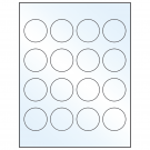 1.75" x 1.75"  Sheet Label