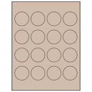 1.75" x 1.75"  Sheet Label