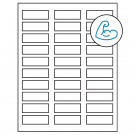 2.25" x 0.75"  Sheet Label