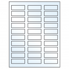 2.25" x 0.75"  Sheet Label