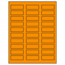 2.25" x 0.75"  Sheet Label