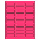 2.25" x 0.75"  Sheet Label