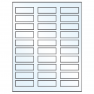 2.25" x 0.75"  Sheet Label