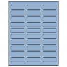 2.25" x 0.75"  Sheet Label