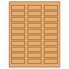 2.25" x 0.75"  Sheet Label