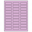 2.25" x 0.75"  Sheet Label