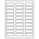 2.25" x 0.75"  Sheet Label