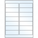 4" x 1.33"  Sheet Label