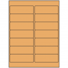 4" x 1.33"  Sheet Label