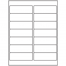 4" x 1.33"  Sheet Label