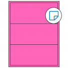 8" x 3.5"  Sheet Label