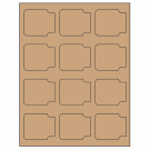 2.38" x 2"  Sheet Label