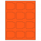 2.38" x 2"  Sheet Label