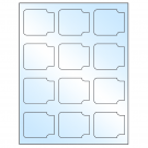 2.38" x 2"  Sheet Label