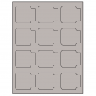 2.38" x 2"  Sheet Label