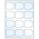 2.38" x 2"  Sheet Label