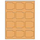 2.38" x 2"  Sheet Label