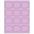 2.38" x 2"  Sheet Label