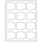 2.38" x 2"  Sheet Label